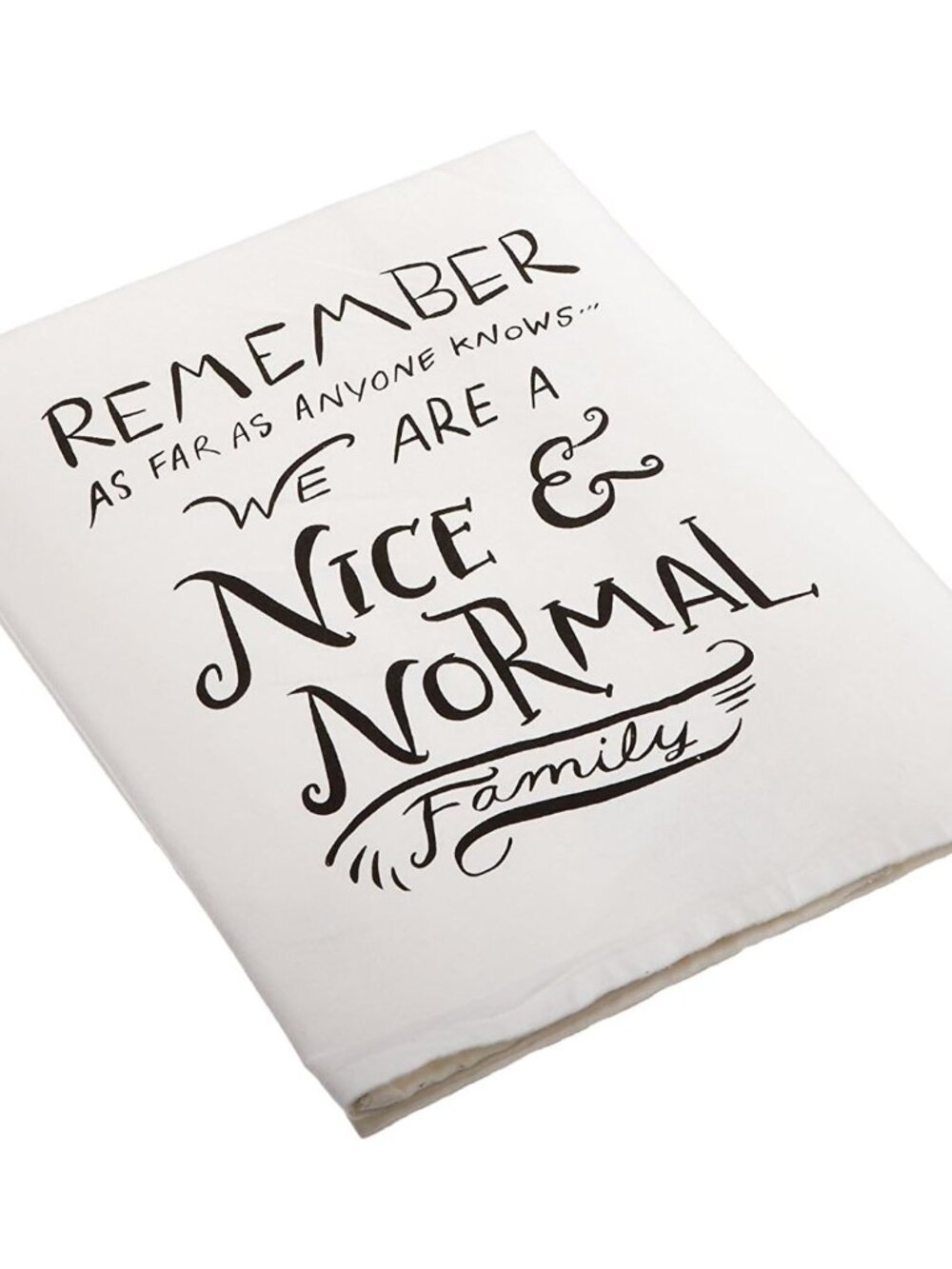 25260 LOL Made You Smile Dish Towel, Cotton, 28" by 28", Nice and Normal